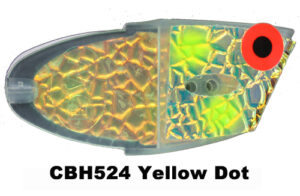 CBH524 Cutbait Head Yellow Dot