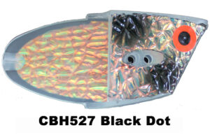 CBH527 Cutbait Head Black Dot