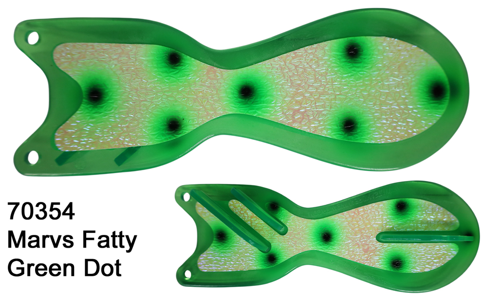 N26 SD 8In Marvs Fatty Green Dot