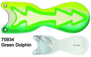 Spindoctor 8 Inch Green Dolphin