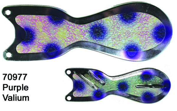 Spindoctor 8 Inch VQ Purple Dots