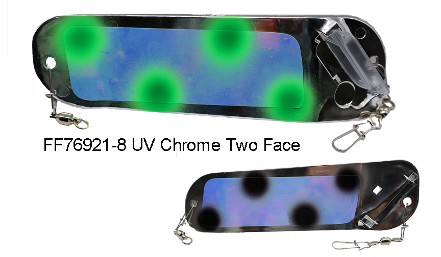 FFPaddle 8 - UV Chrome Two Face - Dreamweaver Lures