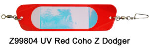 Z99804 UV Red Coho Z Dodger