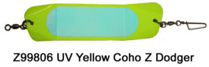 Z99806 UV Yellow Coho Z Dodger