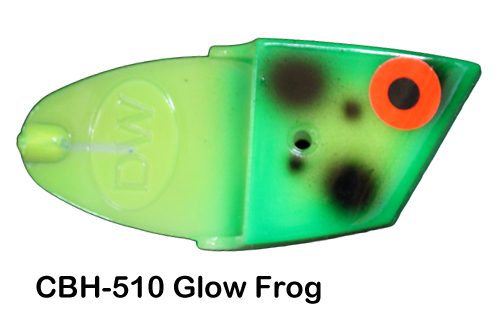 CBH510 Cutbait Head Froggy Glow
