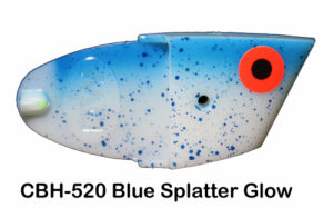 CBH520 Cutbait Head Blue Splatte