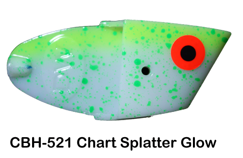 CBH521 Cutbait Head Chart. Splat
