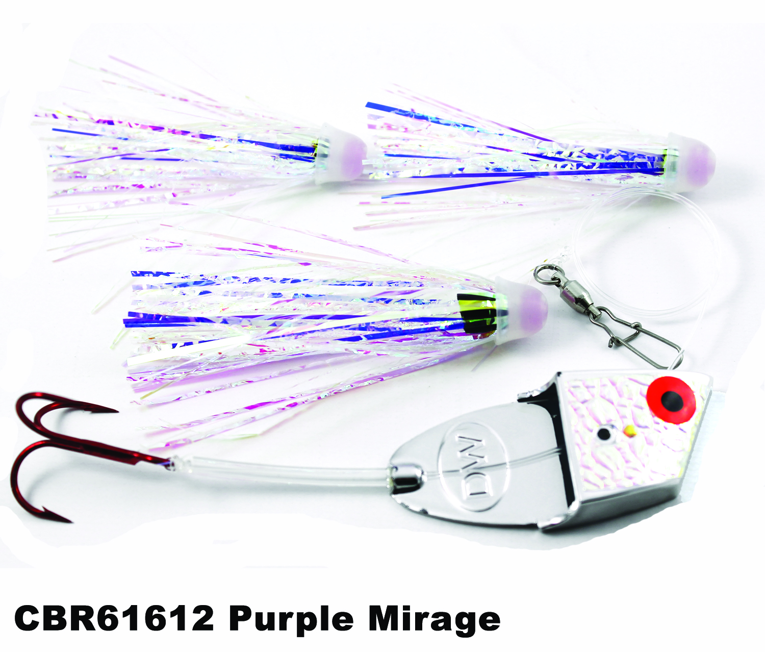 CBR61612 Cut Bait Rig Purple Mir - Dreamweaver Lures