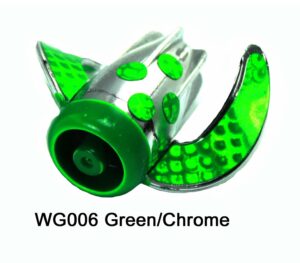 WG006 WhirlyGig Green/Chrome