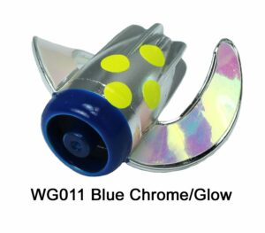WG011 WhirlyGig Blue Chrome/Glow