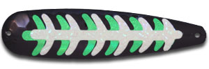 ST091 BLACK/GREEN SPIDER