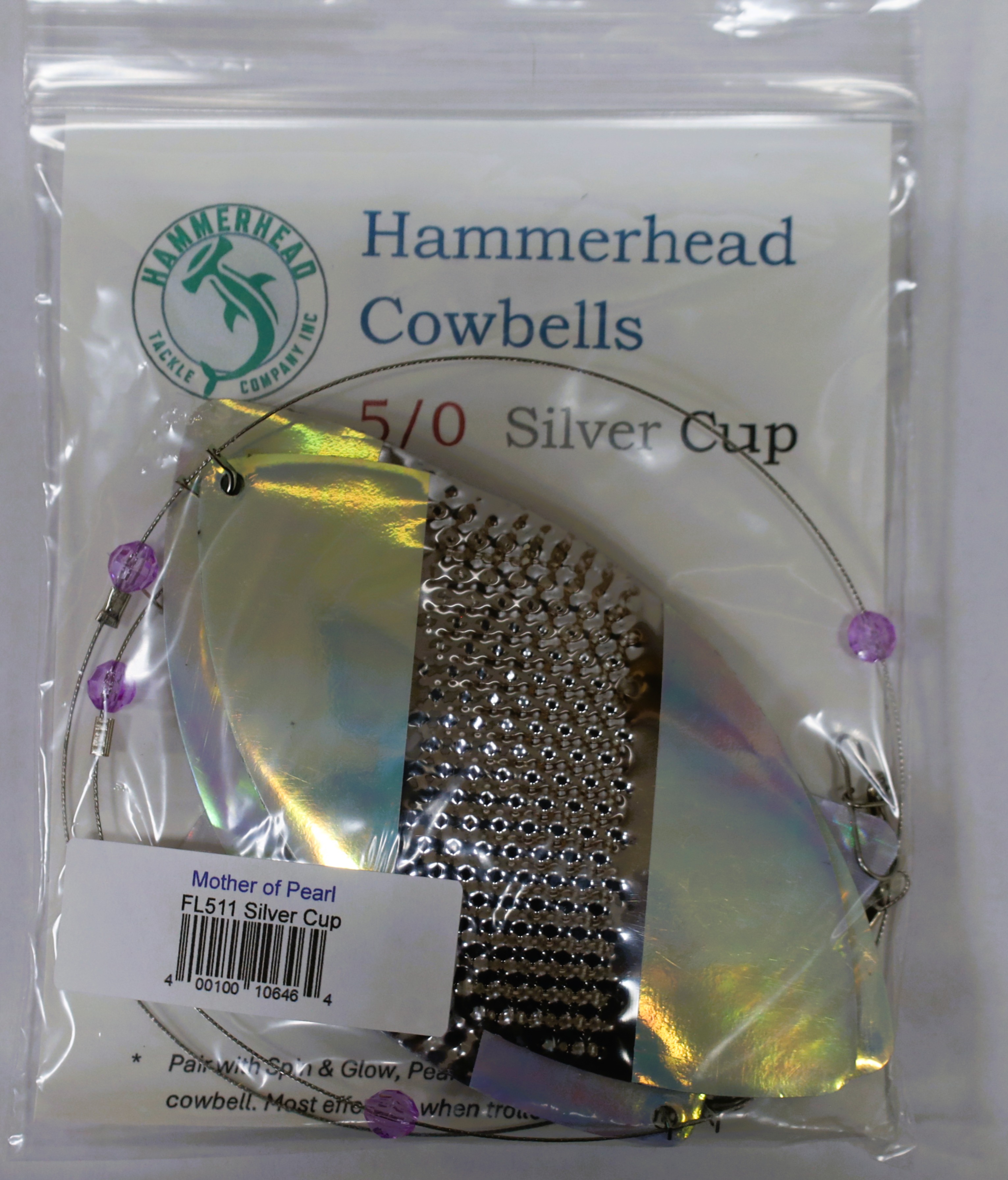 5/0 Mother Of Pearl/ Silver Back