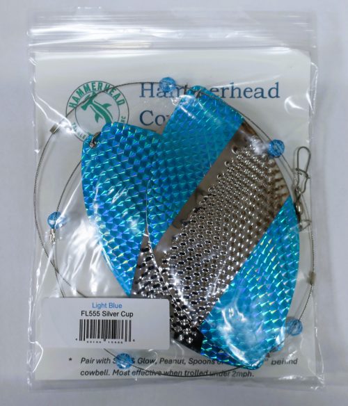 5/0 Light Blue / Silver Back