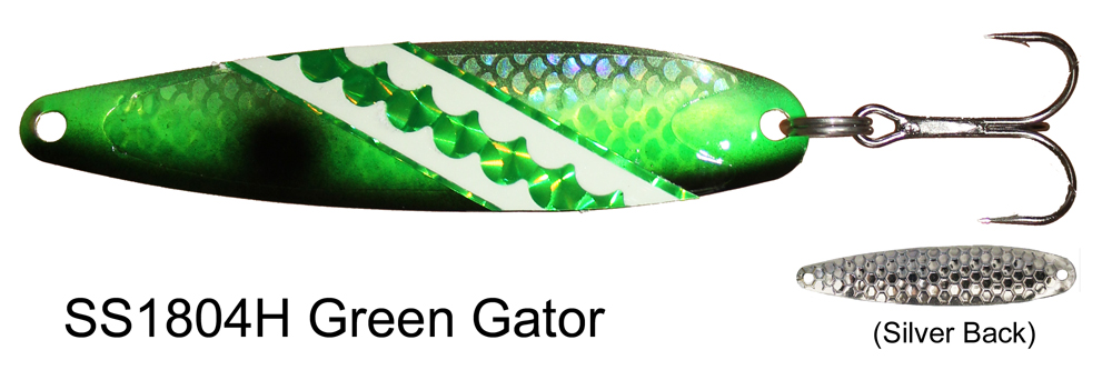 Super Slim SS1804H Green Gator - Dreamweaver Lures